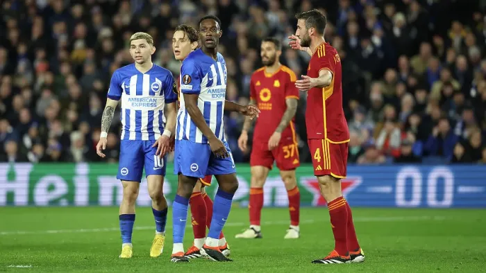 Framed Print : Brighton and Hove Albion v AS Roma Europa League - Round of 16, leg 2 of 2 14MAR24 Framed Print : Brighton and Hove Albion v AS Roma Europa League - Round of 16, leg 2 of 2 14MAR24