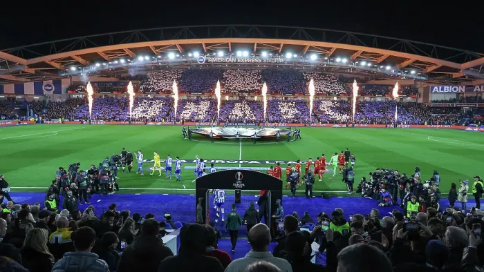 Framed Print : Brighton and Hove Albion v AS Roma Europa League - Round of 16, leg 2 of 2 14MAR24 Framed Print : Brighton and Hove Albion v AS Roma Europa League - Round of 16, leg 2 of 2 14MAR24