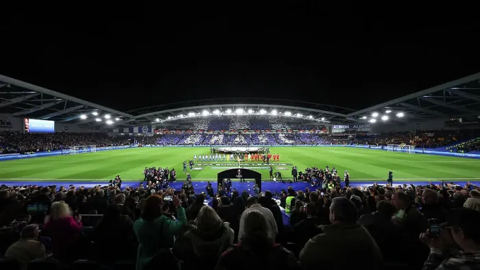 Framed Print : Brighton and Hove Albion v AS Roma Europa League - Round of 16, leg 2 of 2 14MAR24 Framed Print : Brighton and Hove Albion v AS Roma Europa League - Round of 16, leg 2 of 2 14MAR24