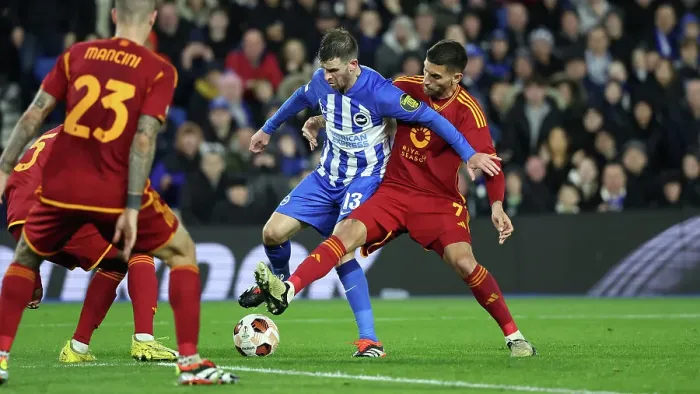 Framed Print : Brighton and Hove Albion v AS Roma Europa League - Round of 16, leg 2 of 2 14MAR24 Framed Print : Brighton and Hove Albion v AS Roma Europa League - Round of 16, leg 2 of 2 14MAR24