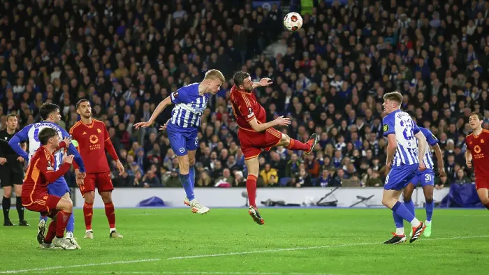 Framed Print : Brighton and Hove Albion v AS Roma Europa League - Round of 16, leg 2 of 2 14MAR24 Framed Print : Brighton and Hove Albion v AS Roma Europa League - Round of 16, leg 2 of 2 14MAR24