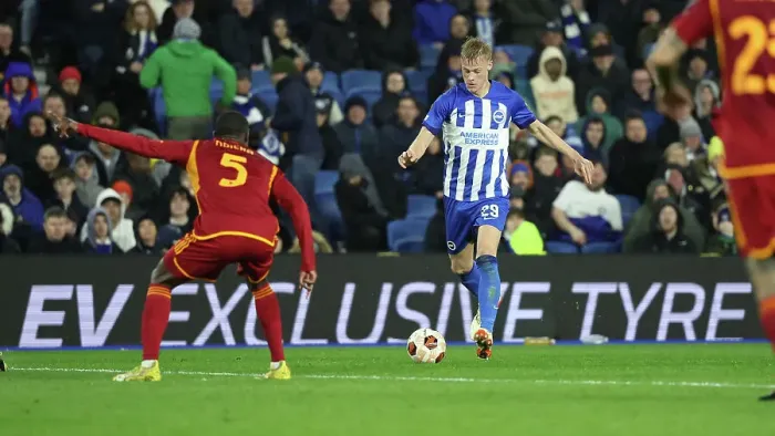 Framed Print : Brighton and Hove Albion v AS Roma Europa League - Round of 16, leg 2 of 2 14MAR24 Framed Print : Brighton and Hove Albion v AS Roma Europa League - Round of 16, leg 2 of 2 14MAR24