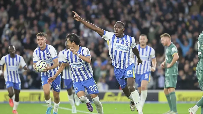 Framed Print : Brighton and Hove Albion v Tottenham Hotspur Premier League 06OCT24 Framed Print : Brighton and Hove Albion v Tottenham Hotspur Premier League 06OCT24