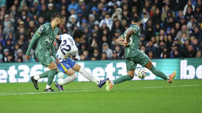 Framed Print : Brighton and Hove Albion v Tottenham Hotspur Premier League 06OCT24 Framed Print : Brighton and Hove Albion v Tottenham Hotspur Premier League 06OCT24
