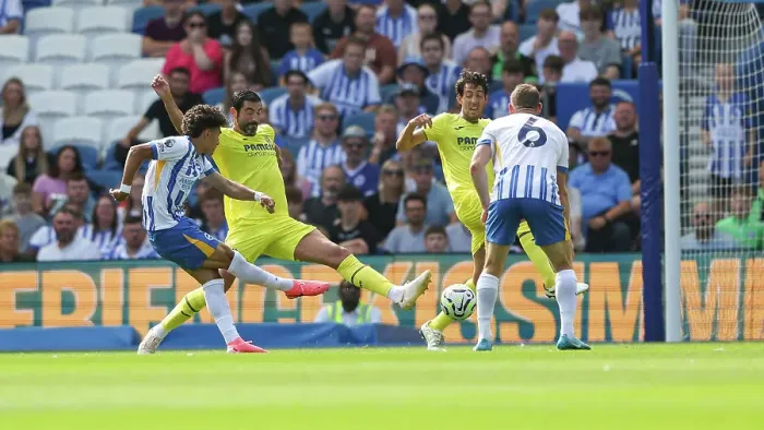 Framed Print : Brighton and Hove Albion v Villarreal CF Pre Season Friendly 10AUG24 Framed Print : Brighton and Hove Albion v Villarreal CF Pre Season Friendly 10AUG24