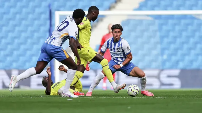 Framed Print : Brighton and Hove Albion v Villarreal CF Pre Season Friendly 10AUG24 Framed Print : Brighton and Hove Albion v Villarreal CF Pre Season Friendly 10AUG24