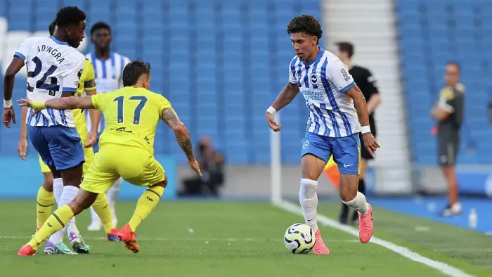 Framed Print : Brighton and Hove Albion v Villarreal CF Pre Season Friendly 10AUG24 Framed Print : Brighton and Hove Albion v Villarreal CF Pre Season Friendly 10AUG24