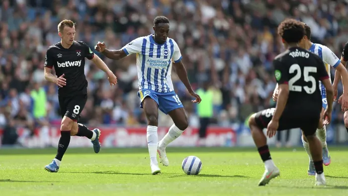 Framed Print : Brighton and Hove Albion v West Ham United Premier League 26APR25 Framed Print : Brighton and Hove Albion v West Ham United Premier League 26APR25