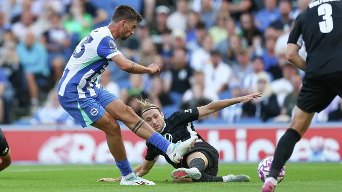 Framed Print : Brighton and Hove Albion v Wolfsburg Pre-Season Friendly 09AUG25 Framed Print : Brighton and Hove Albion v Wolfsburg Pre-Season Friendly 09AUG25