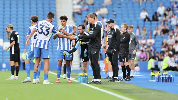 Framed Print : Brighton and Hove Albion v Wolfsburg Pre-Season Friendly 09AUG25 Framed Print : Brighton and Hove Albion v Wolfsburg Pre-Season Friendly 09AUG25