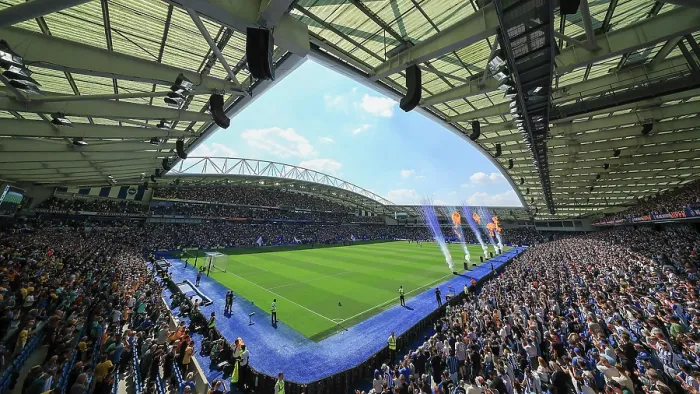 Framed Print : Brighton and Hove Albion v Wolverhampton Wanderers Premier League 09MAY26