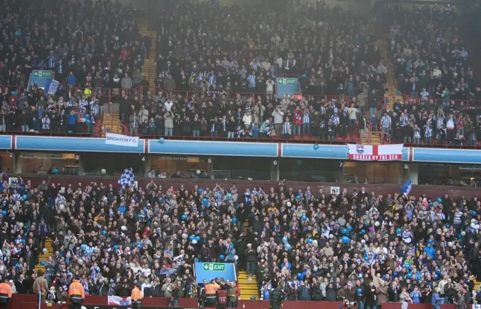 Framed Print : Brighton & Hove Albion at Villa Park: FA Cup 4th Round, January 2010