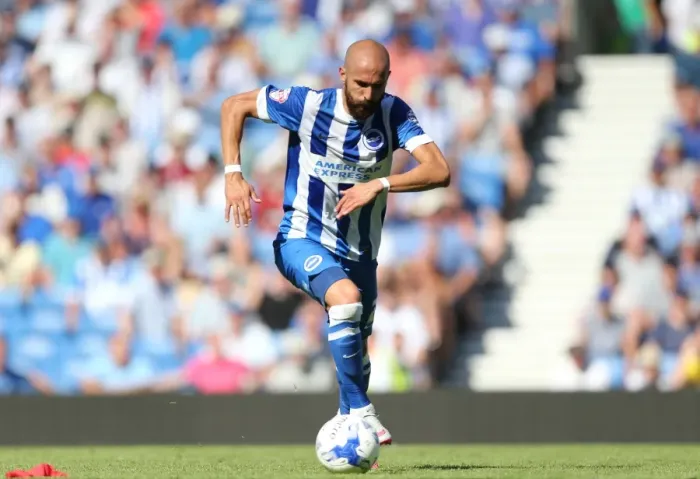 Framed Print : Brighton and Hove Albion vs. Blackburn Rovers: Sky Bet Championship Showdown at American Express Community Stadium (August 22, 2015)