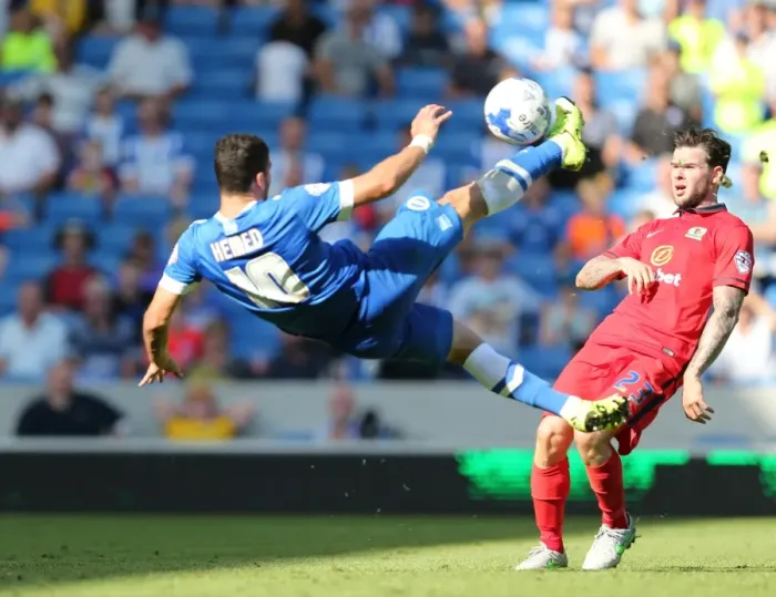 Framed Print : Brighton and Hove Albion vs. Blackburn Rovers: Sky Bet Championship Showdown at American Express Community Stadium (August 22, 2015) Framed Print : Brighton and Hove Albion vs. Blackburn Rovers: Sky Bet Championship Showdown at American Express Community Stadium (August 22, 2015)