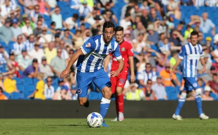 Framed Print : Brighton and Hove Albion vs. Blackburn Rovers: Sky Bet Championship Showdown at American Express Community Stadium (August 22, 2015) Framed Print : Brighton and Hove Albion vs. Blackburn Rovers: Sky Bet Championship Showdown at American Express Community Stadium (August 22, 2015)
