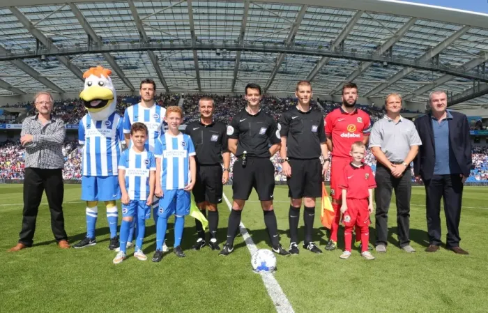 Framed Print : Brighton and Hove Albion vs. Blackburn Rovers: Sky Bet Championship Showdown at American Express Community Stadium (August 22, 2015) Framed Print : Brighton and Hove Albion vs. Blackburn Rovers: Sky Bet Championship Showdown at American Express Community Stadium (August 22, 2015)
