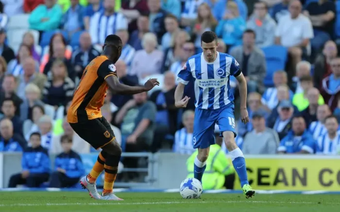 Framed Print : Brighton and Hove Albion vs. Hull City: Sky Bet Championship Showdown at American Express Community Stadium (September 12, 2015) Framed Print : Brighton and Hove Albion vs. Hull City: Sky Bet Championship Showdown at American Express Community Stadium (September 12, 2015)
