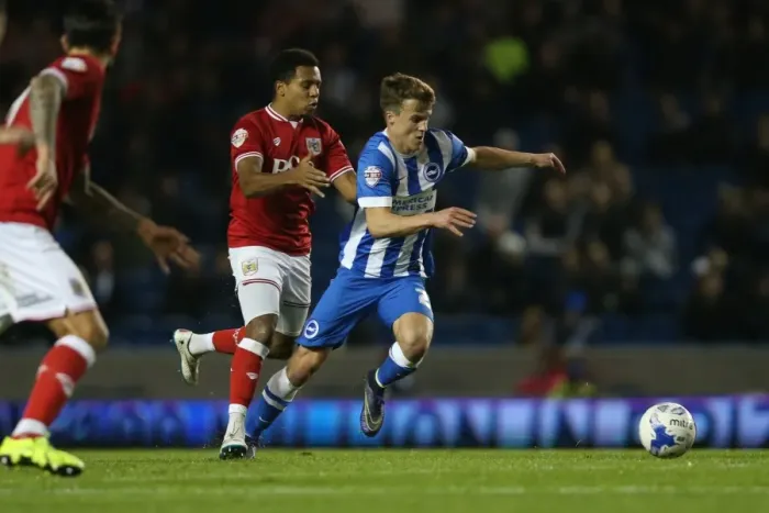 Framed Print : Brighton and Hove Albion vs. Bristol City: Sky Bet Championship Showdown at American Express Community Stadium (10-2015) Framed Print : Brighton and Hove Albion vs. Bristol City: Sky Bet Championship Showdown at American Express Community Stadium (10-2015)