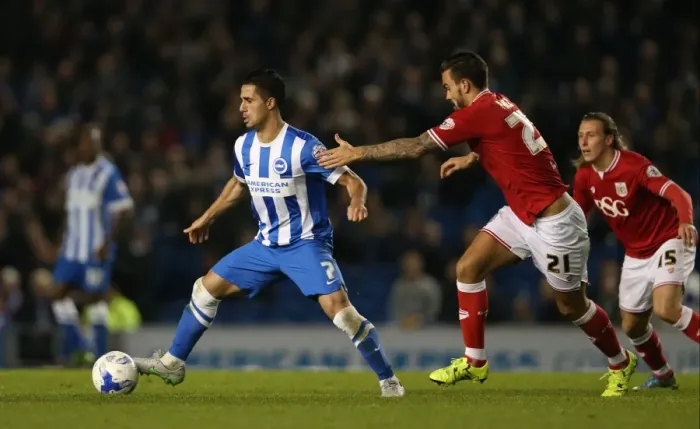 Framed Print : Brighton and Hove Albion vs. Bristol City: Sky Bet Championship Showdown at American Express Community Stadium (October 2015) Framed Print : Brighton and Hove Albion vs. Bristol City: Sky Bet Championship Showdown at American Express Community Stadium (October 2015)