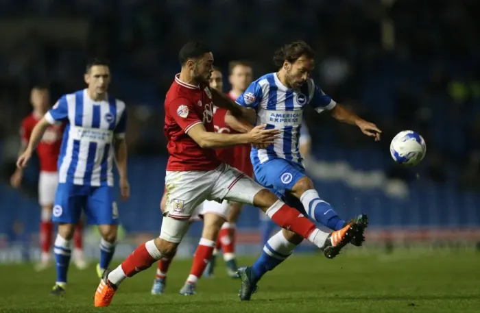 Framed Print : Brighton and Hove Albion vs. Bristol City: Sky Bet Championship Showdown at American Express Community Stadium (October 2015) Framed Print : Brighton and Hove Albion vs. Bristol City: Sky Bet Championship Showdown at American Express Community Stadium (October 2015)