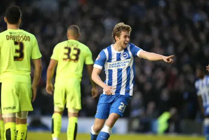 Framed Print : Brighton and Hove Albion vs. Huddersfield Town: Sky Bet Championship Showdown at American Express Community Stadium (January 23, 2016) Framed Print : Brighton and Hove Albion vs. Huddersfield Town: Sky Bet Championship Showdown at American Express Community Stadium (January 23, 2016)