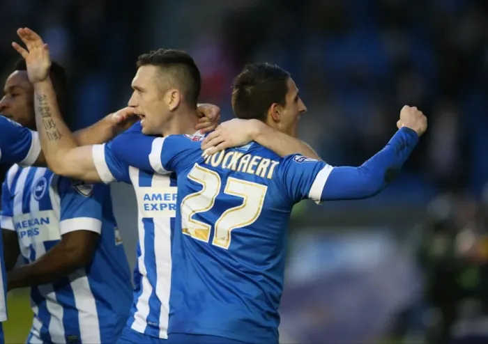 Framed Print : Brighton and Hove Albion vs. Huddersfield Town: Sky Bet Championship Showdown at American Express Community Stadium (January 23, 2016) Framed Print : Brighton and Hove Albion vs. Huddersfield Town: Sky Bet Championship Showdown at American Express Community Stadium (January 23, 2016)