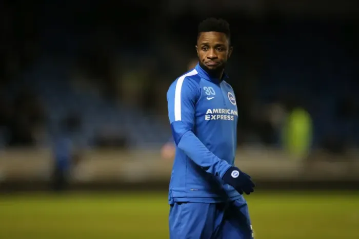 Framed Print : Brighton and Hove Albion vs. Brentford: Sky Bet Championship Showdown at American Express Community Stadium (05 / 02 / 2016)