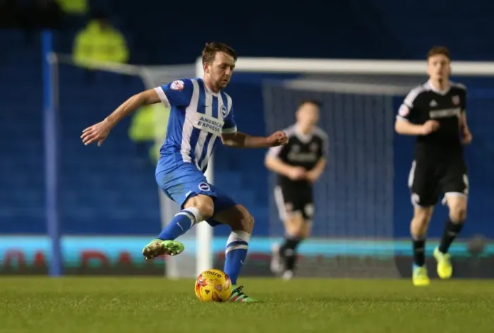 Framed Print : Brighton and Hove Albion vs. Brentford: Sky Bet Championship Showdown at American Express Community Stadium (05.02.2016)