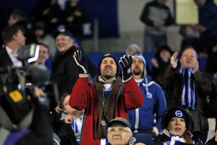 Framed Print : Brighton and Hove Albion vs. Brentford: Sky Bet Championship Showdown at American Express Community Stadium (05 / 02 / 2016) Framed Print : Brighton and Hove Albion vs. Brentford: Sky Bet Championship Showdown at American Express Community Stadium (05 / 02 / 2016)