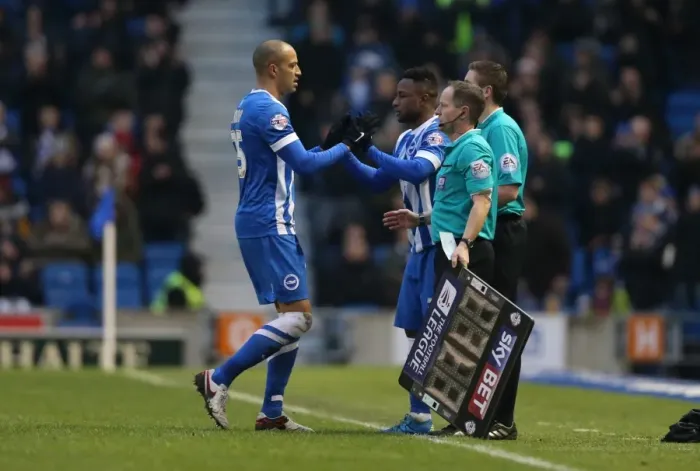 Framed Print : Brighton and Hove Albion vs. Bolton Wanderers: Sky Bet Championship Showdown at American Express Community Stadium (February 13, 2016) Framed Print : Brighton and Hove Albion vs. Bolton Wanderers: Sky Bet Championship Showdown at American Express Community Stadium (February 13, 2016)