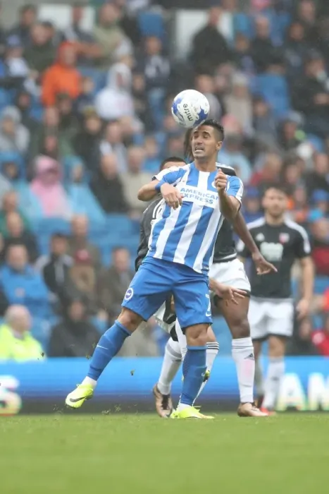 Framed Print : Brighton and Hove Albion vs. Brentford: A Championship Showdown at the American Express Community Stadium (10SEP16) Framed Print : Brighton and Hove Albion vs. Brentford: A Championship Showdown at the American Express Community Stadium (10SEP16)