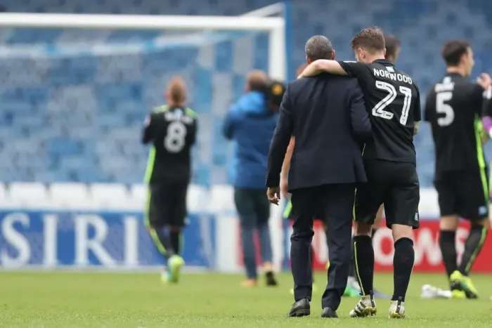 Framed Print : Brighton and Hove Albion vs. Sheffield Wednesday: Sky Bet Championship Showdown at Hillsborough (1st October 2016)