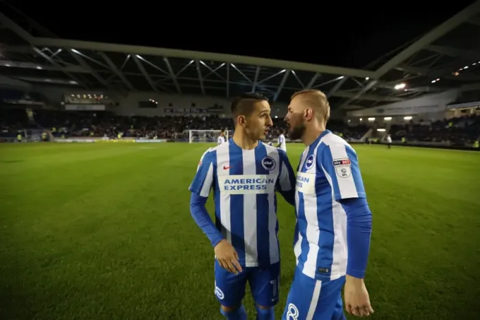 Framed Print : Brighton and Hove Albion vs. Wolverhampton Wanderers: Sky Bet Championship Showdown at American Express Community Stadium (19th October 2016) Framed Print : Brighton and Hove Albion vs. Wolverhampton Wanderers: Sky Bet Championship Showdown at American Express Community Stadium (19th October 2016)