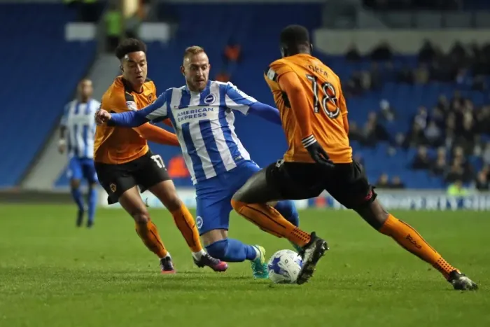 Framed Print : Brighton and Hove Albion vs. Wolverhampton Wanderers: Sky Bet Championship Showdown at American Express Community Stadium (19th October 2016) Framed Print : Brighton and Hove Albion vs. Wolverhampton Wanderers: Sky Bet Championship Showdown at American Express Community Stadium (19th October 2016)