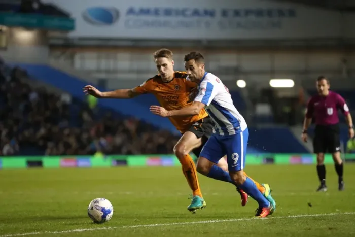 Framed Print : Brighton and Hove Albion vs. Wolverhampton Wanderers: EFL Sky Bet Championship Showdown at American Express Community Stadium (19th October 2016) Framed Print : Brighton and Hove Albion vs. Wolverhampton Wanderers: EFL Sky Bet Championship Showdown at American Express Community Stadium (19th October 2016)