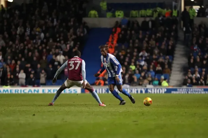 Framed Print : Brighton and Hove Albion vs. Aston Villa: EFL Sky Bet Championship Showdown at American Express Community Stadium (November 18, 2016) Framed Print : Brighton and Hove Albion vs. Aston Villa: EFL Sky Bet Championship Showdown at American Express Community Stadium (November 18, 2016)