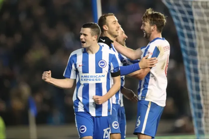 Framed Print : Brighton and Hove Albion vs. Fulham: A Fierce EFL Sky Bet Championship Clash at the American Express Community Stadium (26NOV16) Framed Print : Brighton and Hove Albion vs. Fulham: A Fierce EFL Sky Bet Championship Clash at the American Express Community Stadium (26NOV16)