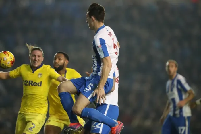 Framed Print : Brighton and Hove Albion vs. Leeds United: EFL Sky Bet Championship Showdown at American Express Community Stadium (December 9, 2016) Framed Print : Brighton and Hove Albion vs. Leeds United: EFL Sky Bet Championship Showdown at American Express Community Stadium (December 9, 2016)