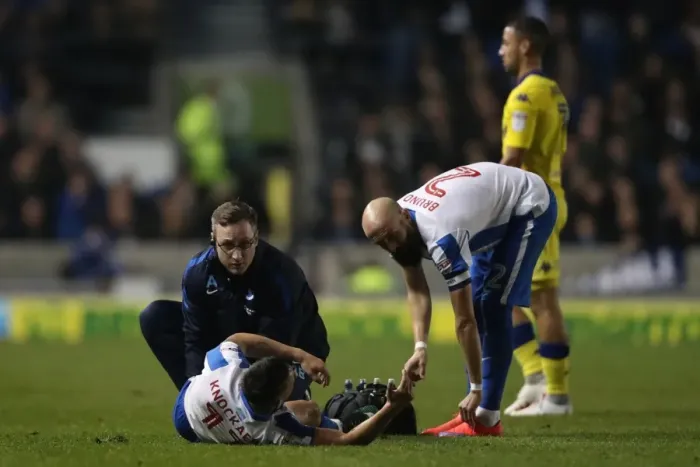Framed Print : Brighton and Hove Albion vs. Leeds United: EFL Sky Bet Championship Showdown at American Express Community Stadium (December 9, 2016)