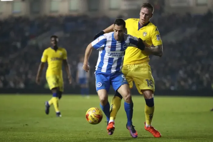 Framed Print : Brighton and Hove Albion vs. Leeds United: EFL Sky Bet Championship Showdown at American Express Community Stadium (December 9, 2016) Framed Print : Brighton and Hove Albion vs. Leeds United: EFL Sky Bet Championship Showdown at American Express Community Stadium (December 9, 2016)