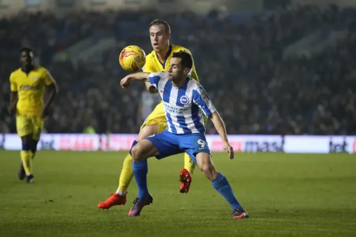 Framed Print : Brighton and Hove Albion vs. Leeds United: EFL Sky Bet Championship Showdown at American Express Community Stadium (December 9, 2016) Framed Print : Brighton and Hove Albion vs. Leeds United: EFL Sky Bet Championship Showdown at American Express Community Stadium (December 9, 2016)