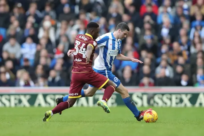 Framed Print : Brighton and Hove Albion vs. Queens Park Rangers: EFL Sky Bet Championship Battle at American Express Community Stadium (27DEC16) Framed Print : Brighton and Hove Albion vs. Queens Park Rangers: EFL Sky Bet Championship Battle at American Express Community Stadium (27DEC16)