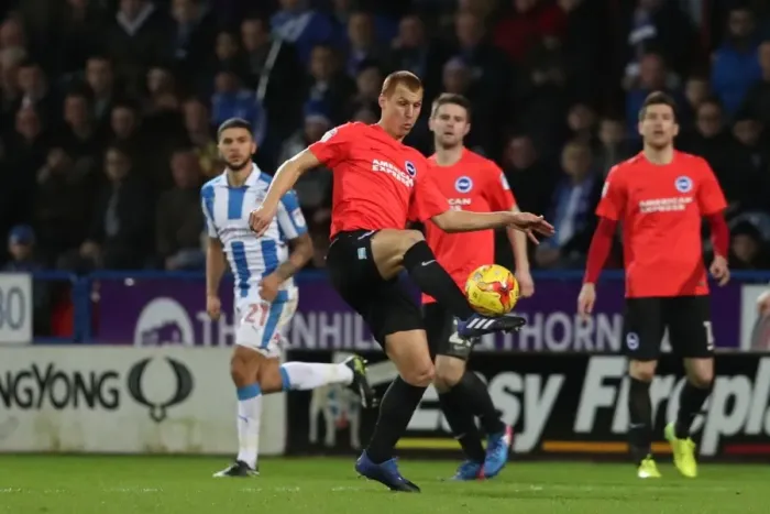 Framed Print : Brighton and Hove Albion vs. Huddersfield Town: EFL Sky Bet Championship Showdown at The John Smiths Stadium (02FEB17) Framed Print : Brighton and Hove Albion vs. Huddersfield Town: EFL Sky Bet Championship Showdown at The John Smiths Stadium (02FEB17)