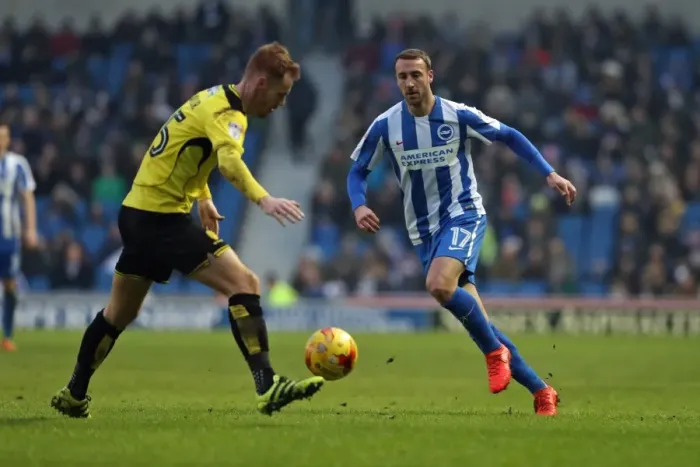 Framed Print : Brighton and Hove Albion vs. Burton Albion: EFL Sky Bet Championship Clash at American Express Community Stadium (February 11, 2017) Framed Print : Brighton and Hove Albion vs. Burton Albion: EFL Sky Bet Championship Clash at American Express Community Stadium (February 11, 2017)