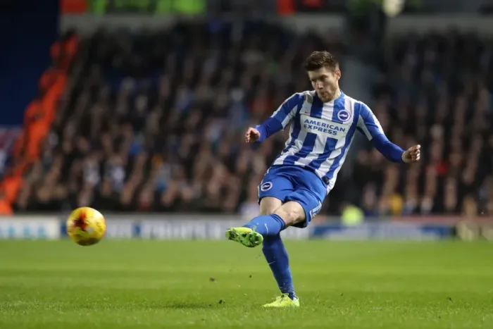 Framed Print : Brighton and Hove Albion vs. Newcastle United: A Tight Championship Showdown at the American Express Community Stadium (28th February 2017)