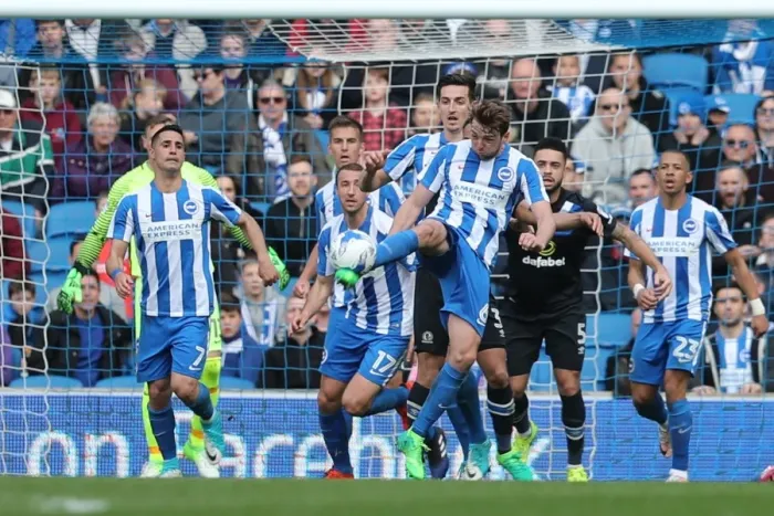Framed Print : Brighton and Hove Albion vs. Blackburn Rovers: A Fierce EFL Sky Bet Championship Clash at the American Express Community Stadium (01APR17) Framed Print : Brighton and Hove Albion vs. Blackburn Rovers: A Fierce EFL Sky Bet Championship Clash at the American Express Community Stadium (01APR17)