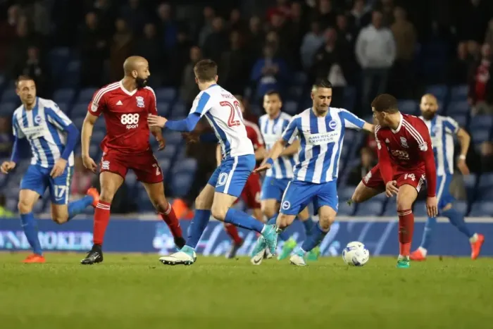 Framed Print : Brighton and Hove Albion vs. Birmingham City: EFL Sky Bet Championship Clash at American Express Community Stadium (April 4, 2017) Framed Print : Brighton and Hove Albion vs. Birmingham City: EFL Sky Bet Championship Clash at American Express Community Stadium (April 4, 2017)