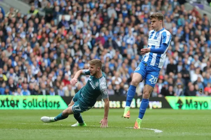 Framed Print : Brighton and Hove Albion vs. Wigan Athletic: A Fierce EFL Sky Bet Championship Clash at the American Express Community Stadium (17APR17) Framed Print : Brighton and Hove Albion vs. Wigan Athletic: A Fierce EFL Sky Bet Championship Clash at the American Express Community Stadium (17APR17)