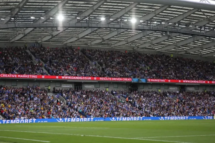 Framed Print : Brighton and Hove Albion vs. Newcastle United: Premier League Battle at American Express Community Stadium (September 2017)