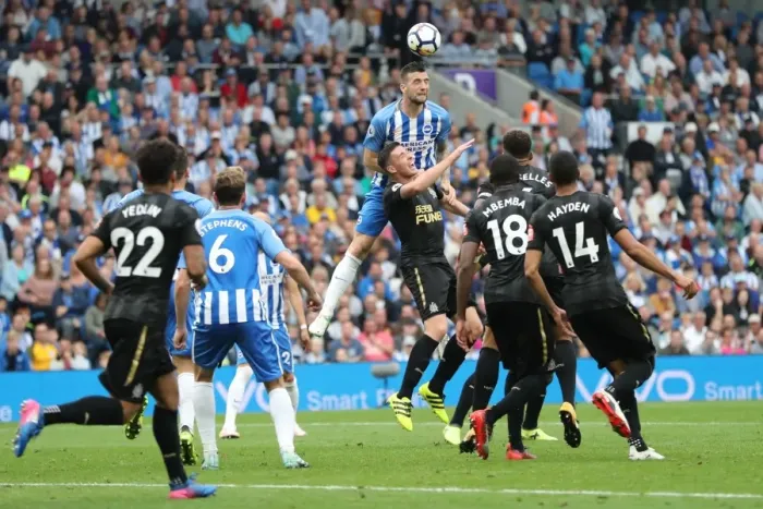 Framed Print : Brighton and Hove Albion vs. Newcastle United: Premier League Clash at American Express Community Stadium (September 24, 2017) Framed Print : Brighton and Hove Albion vs. Newcastle United: Premier League Clash at American Express Community Stadium (September 24, 2017)